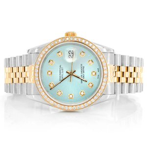 Reloj de Lujo con Bisel de Moda, Esfera de Cristal, Correa de 20mm, Acero Inoxidable, Estilo Hip Hop, con Diamantes Moissanite VVS - Product Image 1