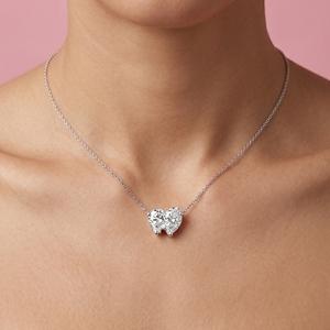 Elegant 1.0 ct Lab Grown Diamond Bezel Set <b>Pendant</b> in 10k 14k 18k <b>Solid</b> <b>Gold</b> Pet Inspired Sparkling Jewelry for Women Wholesale - Product Image 3