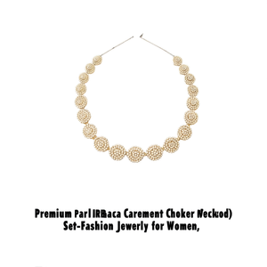 Conjunto de Collar Gargantilla con Perlas Premium - Joyería de Moda para Mujer - Product Image 2