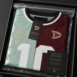 เสื้อคอร์นโฮลแบบสั่งทำสำหรับผู้ชาย เสื้อทีมสำหรับการแข่งขัน ระบายเหงื่อได้ดี พร้อมหมายเลขและโลโก้แบบพิมพ์ลาย - Product Image 4
