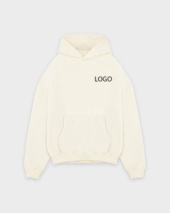 Premium Cotton Hoodie Men Oversized Boxy Fit Drop Shoulder Pullover Custom Logo Blank Streetwear Hoodies Wholesale Supply - Product Image 4