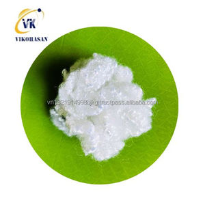 Hot Selling Top Grade Three Dimensional 3D*64mm HCS 15D*64mm HCS Super White Recycled <b>PET</b> Staple Fibre Filling Material Hollow - Product Image 1