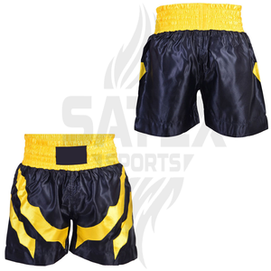Latest Design Customized Stretch Boxing Shorts Wholesale Unisex Lightweight Breathable Durable 100% <b>Polyester</b> OEM Service - Product Image 5