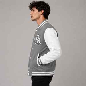 High Quality Men's Letterman Varsity <b>Jacket</b> Wool Body Genuine Wool Sleeves Winter Wear <b>Smart</b> Stylish <b>Jacket</b> OEM - Product Image 4