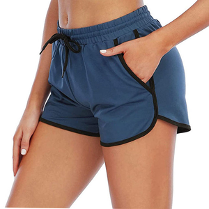 Shorts de yoga sans couture pour femmes, taille haute, contrôle du ventre, pour la course, l'entraînement et la gym, vente en gros, séchage rapide, short de fitness athlétique pour femme - Product Image 6