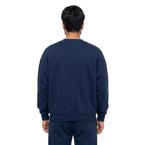 Sudadera personalizada al por mayor con cuello redondo, producción en masa con sudadera extragrande para marcas de moda estadounidenses - Product Image 6