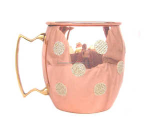 Tazas de cobre pulido espejo de la mejor calidad, acabado elegante, bodas perfectas, eventos con estilo, artículos para bebidas premium, ocasiones especiales - Product Image 1