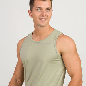 Camiseta Deportiva sin Mangas de Primera Calidad Hecha a Medida para Hombre, Camisetas de Fitness de Verano de Gran Venta con Servicio OEM - Product Image 5