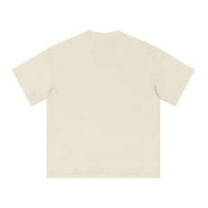 Camiseta Unisex Oversize de Algodón Jersey 240GSM, Lisa Teñida, Cuello Redondo, Hombro Caído, Estilo Hip Hop, Tono Tierra para Hombre - Product Image 4