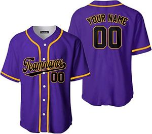 Camisetas de Béisbol Unisex 2025, Personalizadas, Bordadas, Uniformes, Tallas Grandes, Manga Corta, Todas las Temporadas, 100% Poliéster - Product Image 2