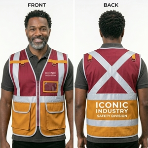 Road Safety Vest Windproof Construction <b>Work</b> Motorcycle High Visibility Reflective Breathable <b>Waterproof</b> Polyester Quick Dry - Product Image 6
