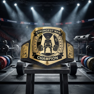 Cinturón de Artes Marciales de Cuero Personalizado para Campeonato, Placa de Metal Dorada, Forro de Poliéster de 0.5cm, Unisex, Suave y Cómodo, para Taekwondo y Karate - Product Image 2
