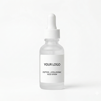 Sérum anti-âge multi-peptides à l'acide hyaluronique |   Sérum raffermissant, hydratant, lissant, repulpant, éclaircissant, à absorption rapide