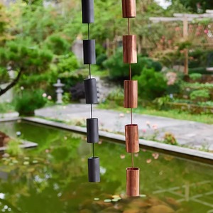 Chaîne de pluie décorative moderne avec coupelles métalliques pour le drainage des toits - Product Image 3