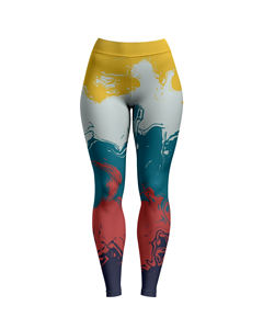 Nouveaux Leggings de Yoga pour Femmes à Taille Haute, Respirants, à Séchage Rapide, Ajustés, pour la Gym et le Fitness, avec Sublimation Personnalisée - Product Image 5