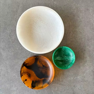 New <b>resin</b> custom design and color <b>resin</b> craft bowl here <b>table</b> <b>top</b> decor gift accessories restaurants - Product Image 1