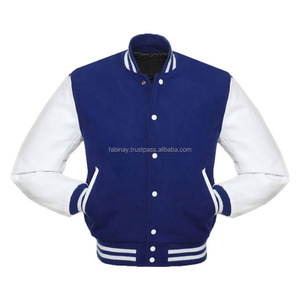 Chaqueta Varsity Personalizada con Logotipo, Cuello Alto, Talla Grande, Impermeable, Resistente al Viento, para Parejas, Estilo Universitario, para Hombre - Product Image 2