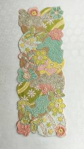 ผ้าปูโต๊ะทำมือสไตล์โอเรียนทอล รูปทรงไม่สม่ำเสมอ ลายดอกไม้สีเขียวอมฟ้า ดีไซน์หรูหรา เป็นมิตรกับสิ่งแวดล้อม ทนทาน แบรนด์อาลี แฟชั่น แมทส์ แพดส์ - Product Image 4