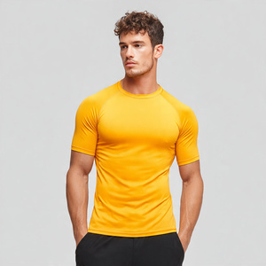 <b>Men's</b> Quick-Drying Soft Compression <b>Base</b> <b>Layer</b> Shirts 100% Polyester Workout Fitness Rash Guard <b>Men</b> - Product Image 1