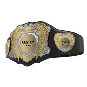 Correa de Cinturón de Campeonato de Aleación de Zinc Personalizada OEM ODM para MMA, Boxeo, Lucha Libre, Taekwondo, Karate, Trofeo Deportivo Unisex - Product Image 3