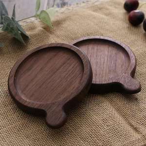 TIMELESS CRAFT American Style Durable Eco-Friendly Wooden <b>Coaster</b> with Polished Solid <b>Wood</b> Finish and Customizable Shape - Product Image 3