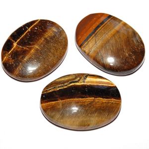 Grossiste et fournisseur de cabochons ovales en œil de tigre semi-précieux pour la lithothérapie - Product Image 1