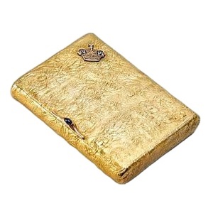 กล่องใส่ซิการ์หรือบุหรี่ชุบทองทองเหลืองโลหะในราคาที่น่าสนใจสำหรับเก็บบุหรี่กล่องใส่บุหรี่ - Product Image 5