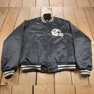 Chaqueta universitaria personalizable de alta calidad de suministro directo de fábrica para hombre para diseño de patrón de letras de invierno - Product Image 4