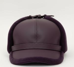 Premium Genuine Sheepskin Leather Women's Trapper Cap – Luxury Faux Fur Winter <b>Hat</b> - Product Image 1