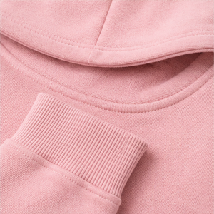 เสื้อฮู้ดผู้ชายสีชมพูพาสเทลแบบเรียบง่าย สวมใส่สบาย ไม่มีเชือกผูก ด้านหน้าเรียบ น้ำหนักเบา ผ้าคอตตอนเทอร์รี่ รุ่น MHOOD-0026 - Product Image 6