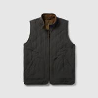 Gilet matelassé camouflage léger unisexe 100% polyester, col montant, coupe régulière, coupe-vent, tailles S-3XL, OEM ODM, style Hip Hop, automne