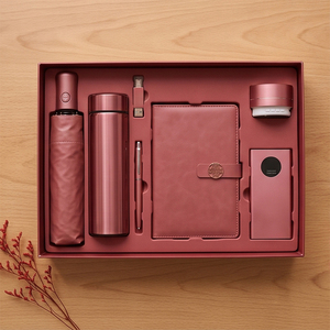 Kit de Regalo Corporativo Todo en Uno: Diario, Termo, Batería Externa, Altavoz, Paraguas, Caja de Promoción Empresarial con Logotipo Personalizado - Product Image 5