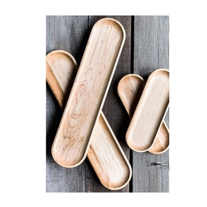 Bandeja de Madera Elegante Hecha a Mano para Servir en la Mesa del Comedor, Cocina, Desayuno, Café, Té, Hogar y Servicio de Hostelería - Product Image 1