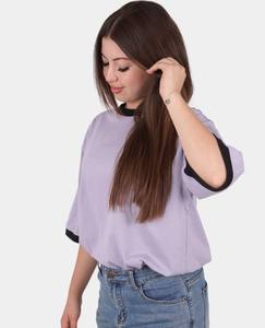 Camiseta de Verano para Mujer, Corte Ajustado, 100% Algodón, Manga Corta, Cuello Redondo, Antiarrugas, Secado Rápido, Antipilling, Informal - Product Image 1