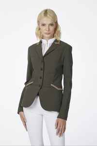 Veste de compétition équestre authentique pour femmes en coton/spandex pour les concours hippiques - Tailles personnalisables - Product Image 4