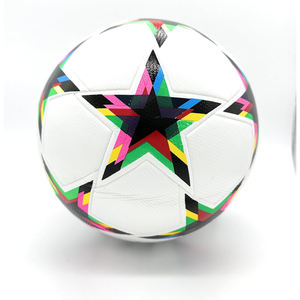 Ballon de football thermocollé à 32 panneaux, taille 5, en PU, technologie sans couture, zéro absorption d'eau, ballon de match pour terrain en gazon - Product Image 4