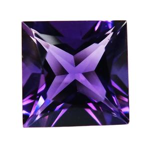 Meilleure vente Top qualité naturel violet améthyste à facettes coupe carré en forme de fabrication de bijoux guérison lâche fantaisie haut pierres précieuses - Product Image 3