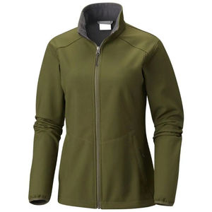 Chaqueta Acolchada Softshell para Mujer, Transpirable, Cortavientos, Ligera, para Deportes de Invierno al Aire Libre, con Cierre, Cuello Alto y Logotipo Tejido en la Parte Delantera - Product Image 1