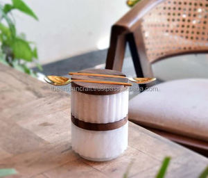 Elegantes Tazones de Mármol Hechos a Mano, Ecológicos, Duraderos, de Piedra Natural, Decoración Moderna y Lujosa para Servir en la Cocina, Diseño Único y Estilizado - Product Image 2