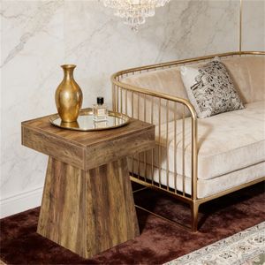 Square <b>Side</b> Table Versatile Tea or Coffee Table with Bedside Usage - Product Image 4