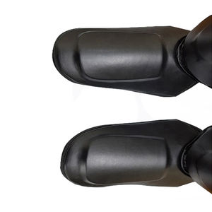 Espinilleras de Cuero PU de Primera Calidad, Ligeras, para Adultos, Diseño Flexible y Duradero, Sistema de Correas con Gancho y Bucle, Protección OEM - Product Image 4