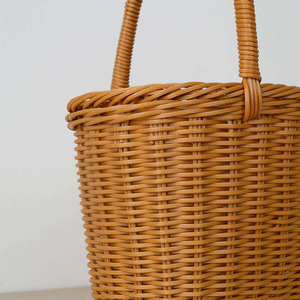 Manufacturer Direct Sales of Natural Water Hyacinth Storage Baskets Hand Woven <b>Wardrobe</b> Racks and Decorative Organizers. - Product Image 2
