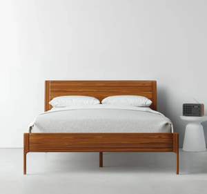 Auberge du Soleil - Base de Cama Tapizada de Madera de Teca Sólida, Estilo Moderno y Minimalista, Muebles Contemporáneos para Dormitorio, Hotel y Hogar - Product Image 2