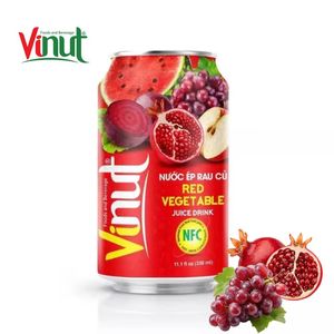 น้ำผักเพื่อสุขภาพ VINUT 330 มล. ผู้จัดจำหน่ายเครื่องดื่ม ผู้ผลิตเวียดนาม ขายส่ง รับผลิตแบบ OEM - Product Image 1