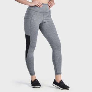 Women High Rise Workout <b>Leggings</b> with Custom Logo Four Way Stretch Fitness Tights for Yoga and Running - Product Image 2