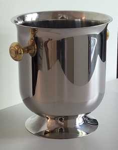 Modern Stainless Steel Ice <b>Bucket</b> Double-Walled Insulated <b>Metal</b> Barware <b>With</b> <b>Lid</b> Sleek & Durable Home Bar Accessories On Sale - Product Image 2