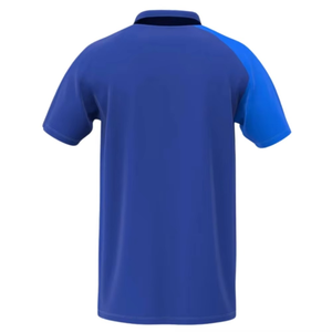 เสื้อโปโลผู้ชายสีน้ำเงิน แขนสั้น ผ้าถัก ระบายอากาศดี ดีไซน์ลำลอง ทรงปกติ - Product Image 2