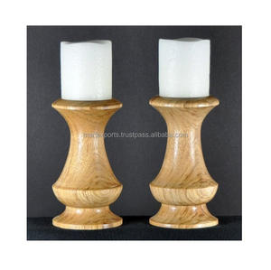 Support de bougie artisanal en fer rustique style ferme, écologique et durable, pour centre de table décoratif - Product Image 4