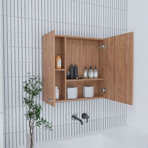 Armadietto da Bagno a 4 Ripiani con Specchio, Mensole di Qualità Premium per i Tuoi Oggetti Essenziali - Product Image 4