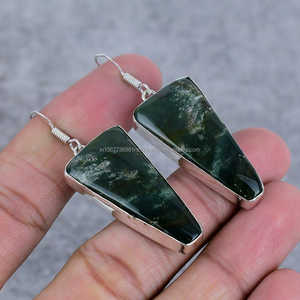 925 Sterling <b>Silver</b> Gemstone 1 Pair Hook <b>Earring</b>, Handmade Jewelry, Elegant <b>Earring</b>, Gift For Christmas - Product Image 4